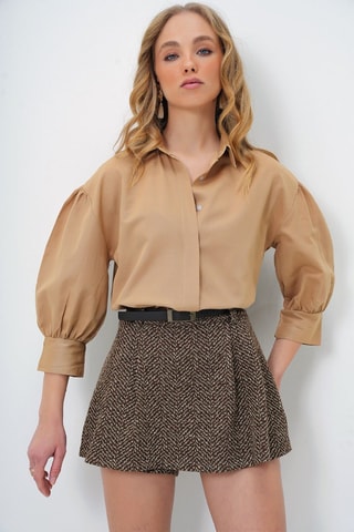 Camisa - Bege-escuro