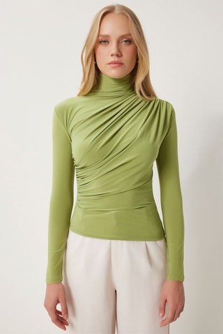 Top - Verde-pistácio