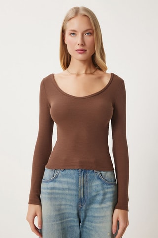 T-shirt - Castanho