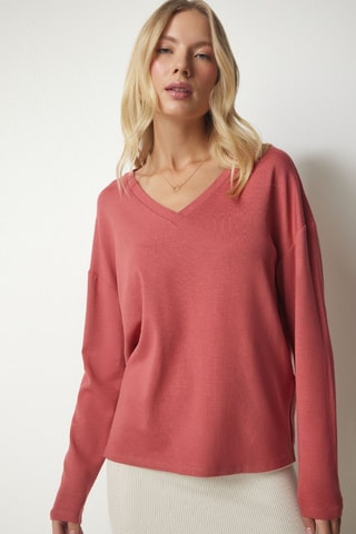 T-shirt - Rosa-velho