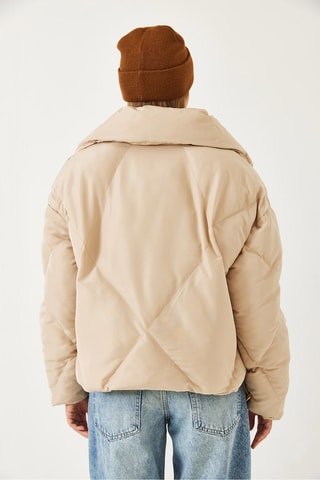 Doudoune oversize - Beige