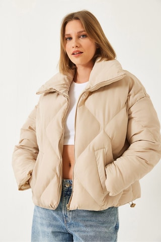 Doudoune oversize - Beige