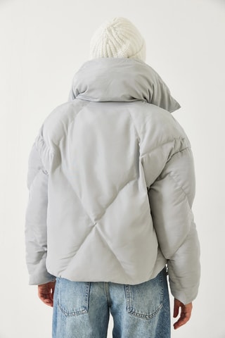 Doudoune oversize - Gris clair