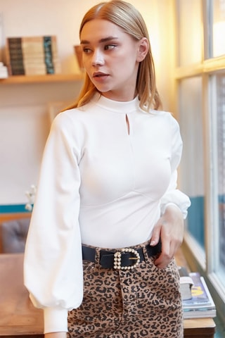 Blusa slim - Branco