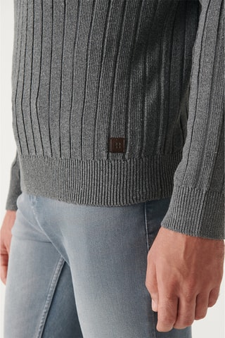 Camisola regular em lã - Antracite