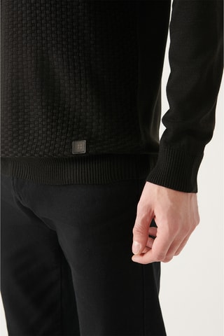 Camisola regular - Preto