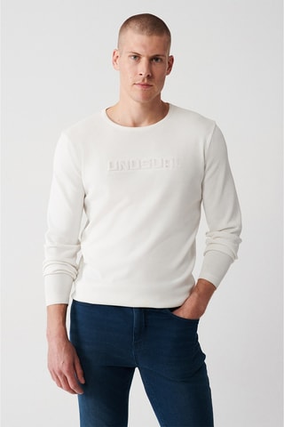 Camisola regular - Cru