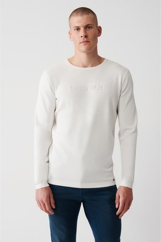 Camisola regular - Cru