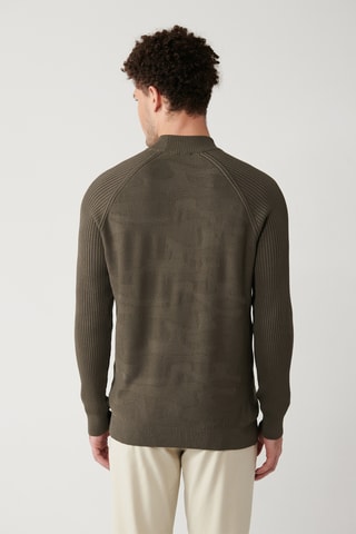 Camisola regular - Caqui