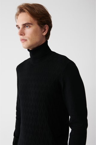 Camisola regular - Preto