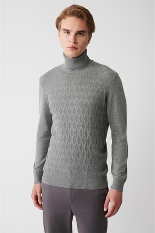 Camisola regular - Cinzento