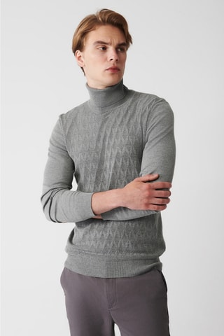 Camisola regular - Cinzento