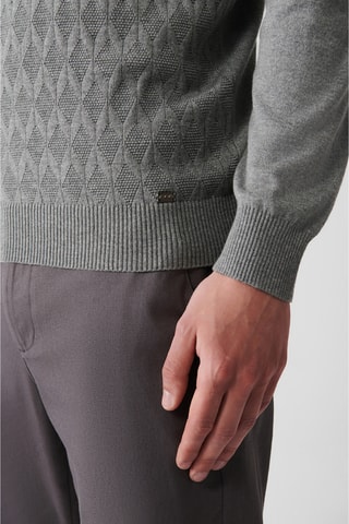 Camisola regular - Cinzento