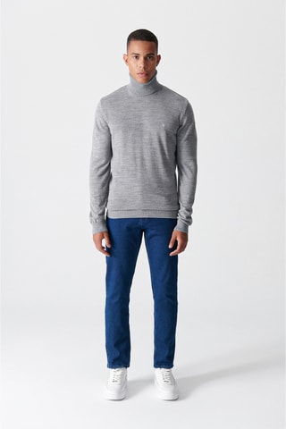 Camisola regular - Cinzento