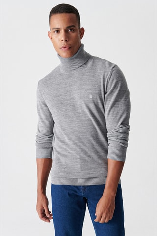 Camisola regular - Cinzento
