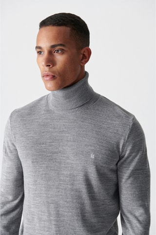 Camisola regular - Cinzento