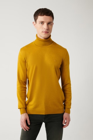 Camisola regular - Mostarda
