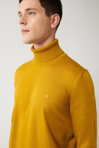 Camisola regular - Mostarda