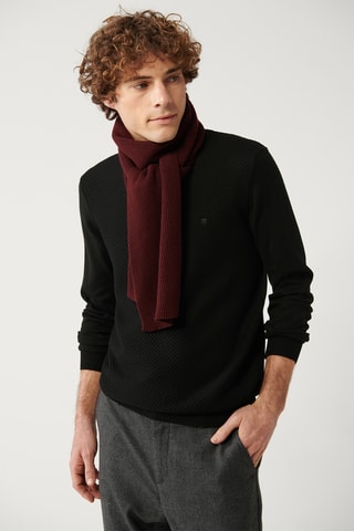 Camisola regular - Preto