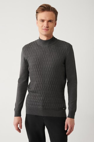 Camisola regular - Cinzento
