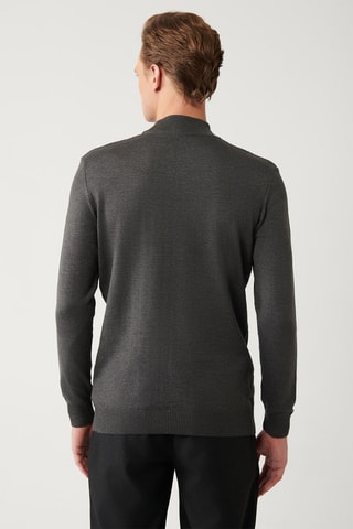 Camisola regular - Cinzento