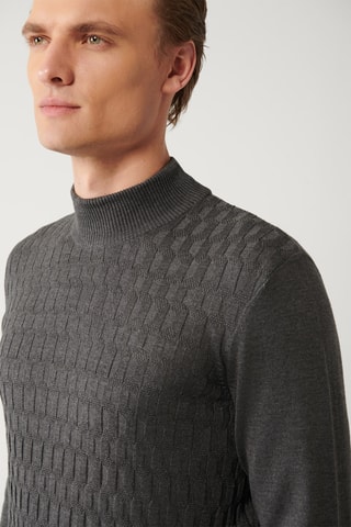 Camisola regular - Cinzento