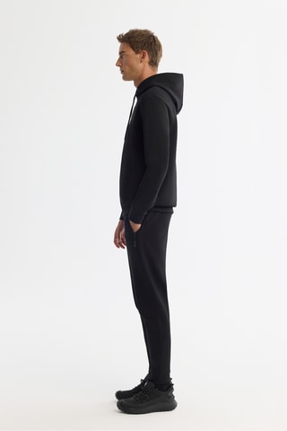 Sweat regular com capuz - Preto