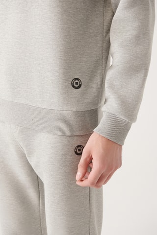 Sweat regular - Cinzento claro