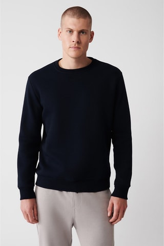 Sweat regular - Azul marinho