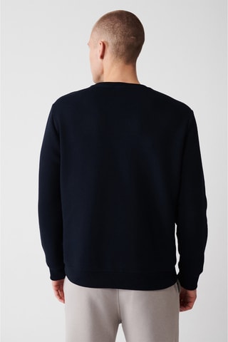 Sweat regular - Azul marinho