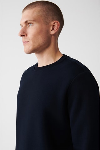 Sweat regular - Azul marinho