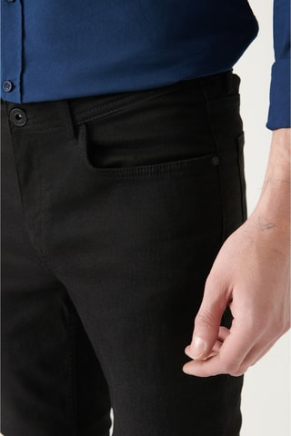 Calças de ganga slim - Preto