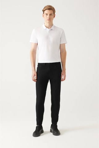 Calças slim - Preto