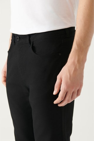 Calças slim - Preto