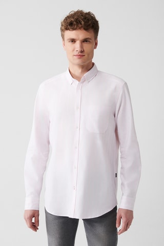 Camisola regular - Rosa pálido