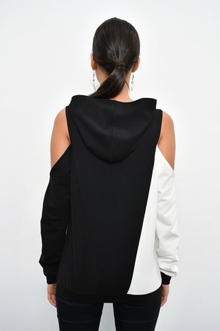 Sweat com capuz - Preto