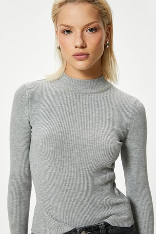 Camisola regular - Cinzento
