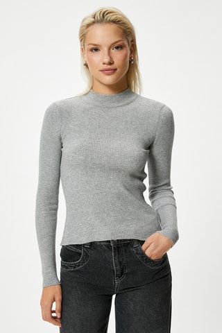 Camisola regular - Cinzento