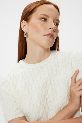 Camisola regular - Cru