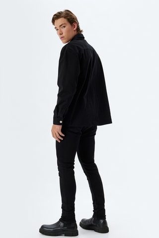 Calças de ganga skinny - Preto
