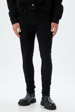 Calças de ganga skinny - Preto