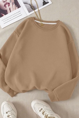 Sweat oversize - Bege