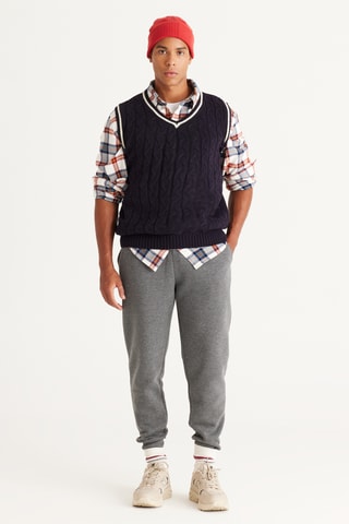 Regular Mouwloos Gilet - Marineblauw - ?? pb visuel ou compo