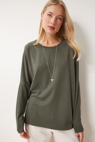 Blusa regular - Caqui