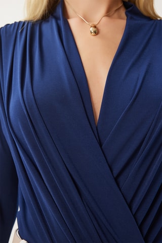 Blusa regular - Azul marinho