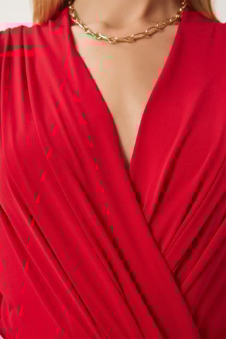 Blusa regular - Vermelho