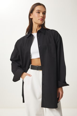 Camisa oversize - Preto