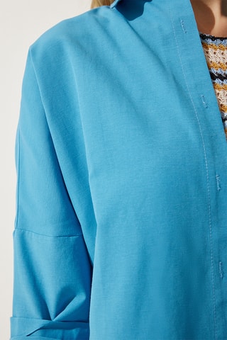 Camisa regular - Azul