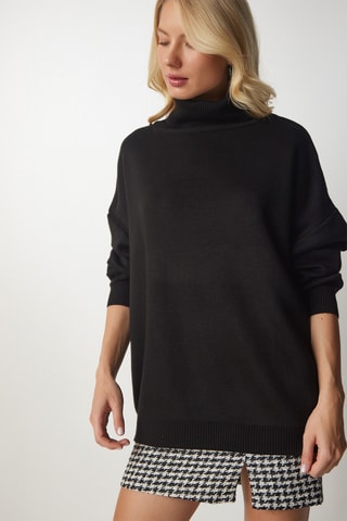 Camisola oversize - Preto