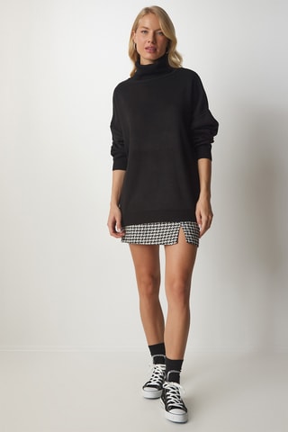 Camisola oversize - Preto